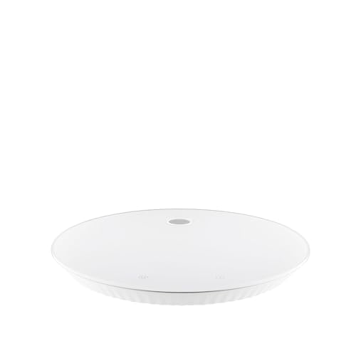 Alessi Plissé MDL16 W - Design Digital-Küchenwaage Aufhängung mit Wandhalterung, aus Thermoplastischem Harz und Gehärtetem Glas, Wiederaufladbare Batterie, Weiß Alessi Plissé MDL16 W - Design Digital-Küchenwaage Aufhängung mit Wandhalterung, aus Thermoplastischem Harz und Gehärtetem Glas, Wiederaufladbare Batterie, Weiß von Alessi