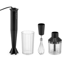 Alessi - Plissé Stabmixer Set, schwarz von Alessi