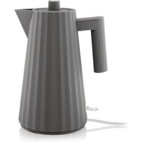 Alessi - Plissé Wasserkocher 1,7 l, grau von Alessi