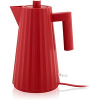 Alessi - Plissé Wasserkocher 1,7 l, rot von Alessi