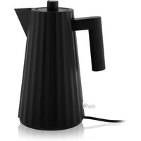 Alessi - Plissé Wasserkocher 1,7 l, schwarz von Alessi