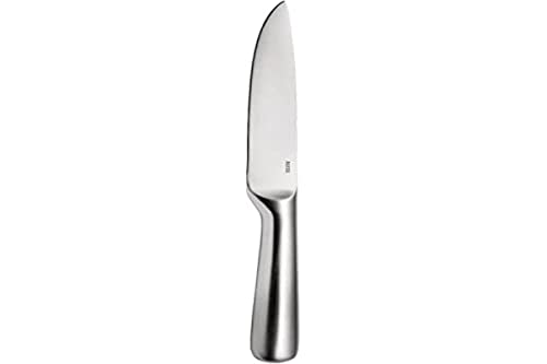 Alessi SG501 Mami Kleines Kochmesser, Schmiedestahl AISI 425 mattiert, Silber / Schwarz von Alessi