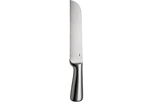 Alessi SG503 Mami Brotmesser, Stahl AISI 420 mattiert, 35 x 3 x 2 cm, Silber von Alessi