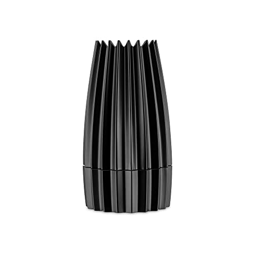 Alessi WAL03 B Grind Salz-/Pfeffer- und Gewürzmühle - Gußaluminium, schwarz., 7,50 x 7,50 x 14,20 cm von Alessi