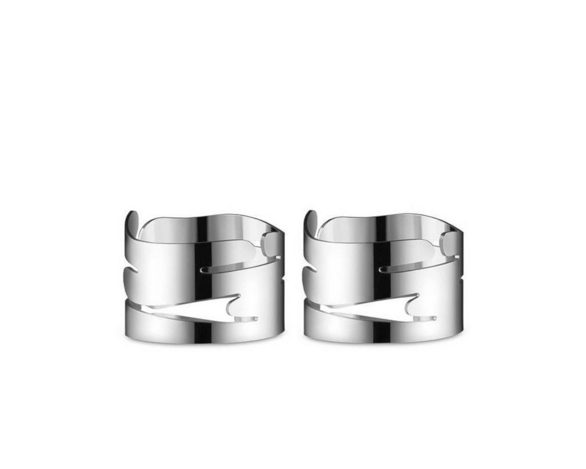 Alessi Serviettenring Serviettenhalter 2er-Set BARKRING, Edelstahl 18/10 Alessi Serviettenring Serviettenhalter 2er-Set BARKRING, Edelstahl 18/10 von Alessi