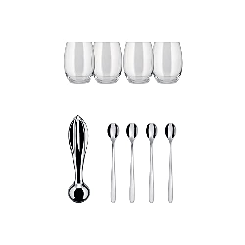 Alessi Set ACCESSORI Cocktail, Edelstahl 18/10, Mehrfarbig, One Size von Alessi