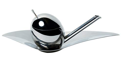 Alessi "Taste-Huile" Olivenölkoster aus Edelstahl, 54 x 19.5 x 35 cm von Alessi