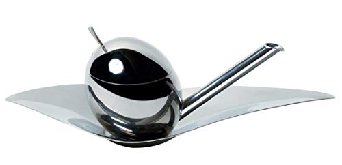 Alessi "Taste-Huile" Olivenölkoster aus Edelstahl, 54 x 19.5 x 35 cm, Silber von Alessi