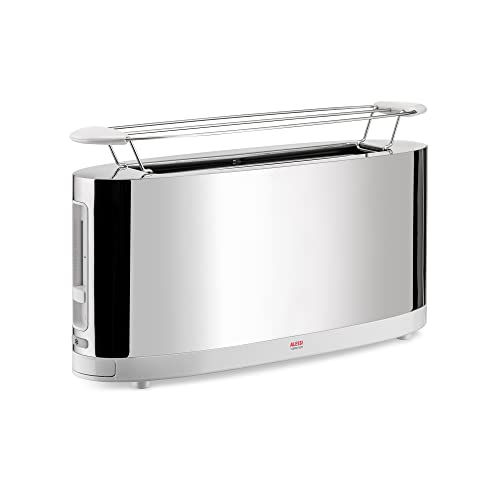Alessi Toaster mit Aufwärmrost,Weiß , UK-Stecker von Alessi