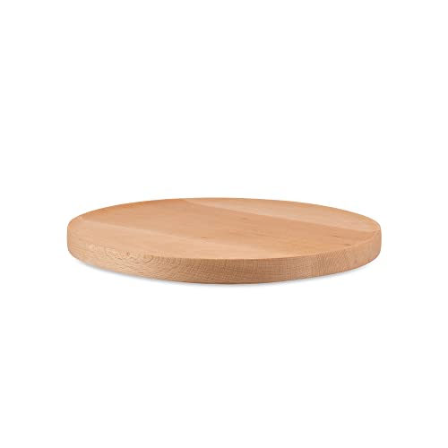 Alessi "Tonale" Teller aus Holz, Braun, 3 x 22.5 x 16 cm von Alessi