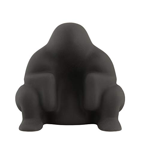 Alessi Dédé PS18 B - Design Türstopper aus Thermoplastischem Harz, Schwarz, One Size von Alessi