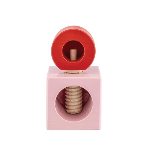 Alessi Twergi ES20 2 - Design-Nußknacker aus Buchenholz, mit Farbigem Griff und Körper, Glanzlackierung, Rosa und Rot Alessi Twergi ES20 2 - Design-Nußknacker aus Buchenholz, mit Farbigem Griff und Körper, Glanzlackierung, Rosa und Rot von Alessi