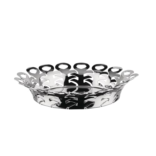 Alessi Vimini Korbschale, durchbrochen, Edelstahl 18/10, Stahl, 25 cm Alessi Vimini Korbschale, durchbrochen, Edelstahl 18/10, Stahl, 25 cm von Alessi