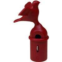 Alessi - Vogelförmige Flöte für Wasserkessel 9093 B, rot von Alessi