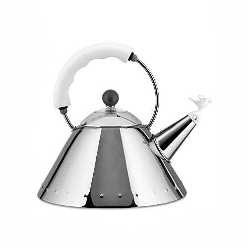 Alessi 9093 W Wasserkessel, Edelstahl, weiß, 4 x 25 x 4,5 cm, Einheiten, 1.0 Alessi 9093 W Wasserkessel, Edelstahl, weiß, 4 x 25 x 4,5 cm, Einheiten, 1.0 von Alessi