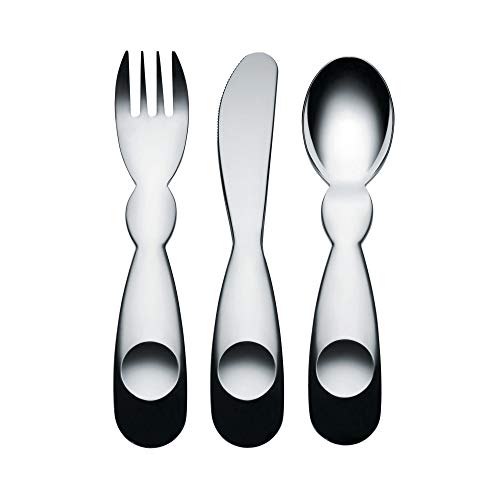 Alessi AM41S3 Kinderbesteckgarnitur, Silber von Alessi