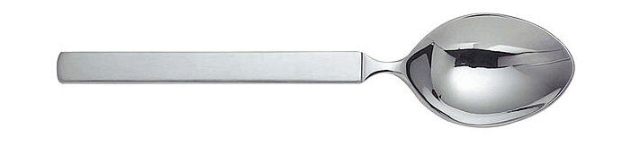 Dessertlöffel Edelstahl Dry mattierter Griff von Alessi