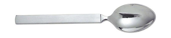 Kaffeelöffel 8 Edelstahl Dry mattierter Griff von Alessi