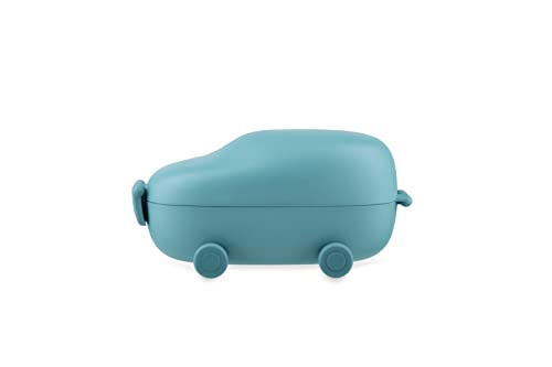 Sakura Adachi Alessi Food à Porter SA06 LAZ – Snackbox mit Zwei Fächern in Form eines Spielzeugautos aus Thermoplastischem Harz, BPA-Frei, Blau Sakura Adachi Alessi Food à Porter SA06 LAZ – Snackbox mit Zwei Fächern in Form eines Spielzeugautos aus Thermoplastischem Harz, BPA-Frei, Blau von Alessi
