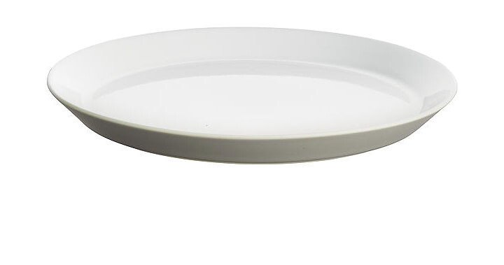 Speiseteller 26,5 cm Tonale Steinzeug light grey von Alessi