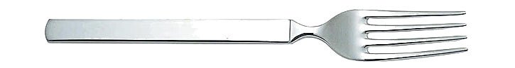 Tafelgabel 2 Edelstahl Dry mattierter Griff von Alessi