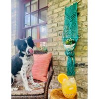 Vintage Style Custom Makramee Pflanzenaufhänger Boho Perlen & Treibholz Dekor. Wählen Sie Größe, Perlen, Lake Superior Treibholz, Jute Oder Vintage Style Custom Makramee Pflanzenaufhänger Boho Perlen & Treibholz Dekor. Wählen Sie Größe, Perlen, Lake Superior Treibholz, Jute Oder von AletaVintageFinds