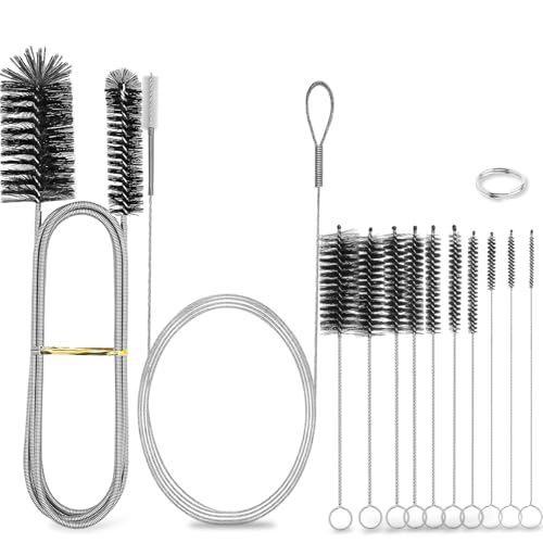Alethron 12 Stück Rohrreinigungsbürste, Schlauchbürste Flexible Abflussbürste Lang Abflussreiniger Bürste Kühlschrank Abfluss Reinigung Flaschenbürste Dünn Reinigungsbürste Klein für Badezimmer Küchen Alethron 12 Stück Rohrreinigungsbürste, Schlauchbürste Flexible Abflussbürste Lang Abflussreiniger Bürste Kühlschrank Abfluss Reinigung Flaschenbürste Dünn Reinigungsbürste Klein für Badezimmer Küchen von Alethron