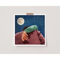 Liebende Unter Sternenklarer Nacht von AlevNeto