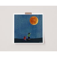 Roter Mond Und Die Sterne von AlevNeto