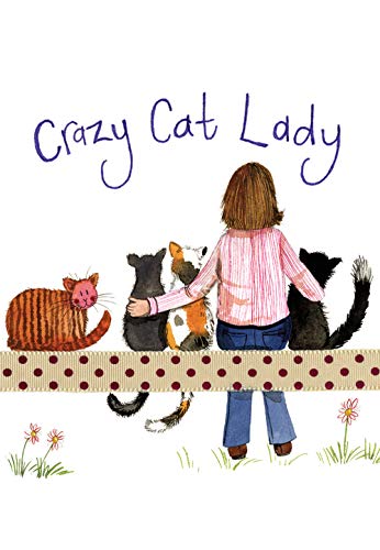 Alex Clark Crazy Cat Lady Küchen-Geschirrtuch von Alex Clark