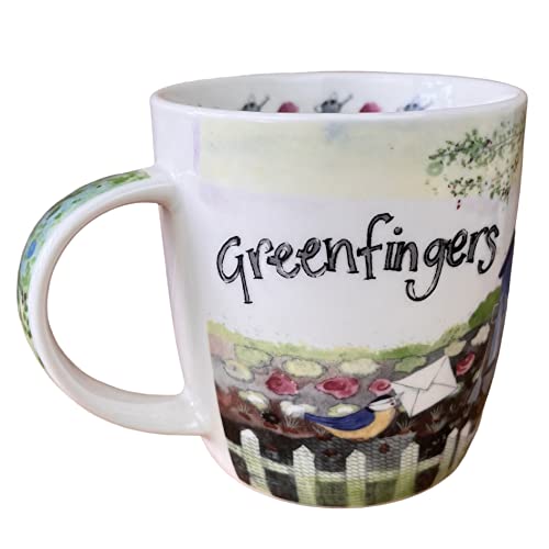 Alex Clark Greenfingers Gartenschuppen Tasse von Alex Clark