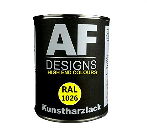 1 Liter Kunstharz Lack Buntlack Kunstharzlack RAL1026 LEUCHTGELB glänzend 1 Liter Kunstharz Lack Buntlack Kunstharzlack RAL1026 LEUCHTGELB glänzend von Alex Flittner Designs