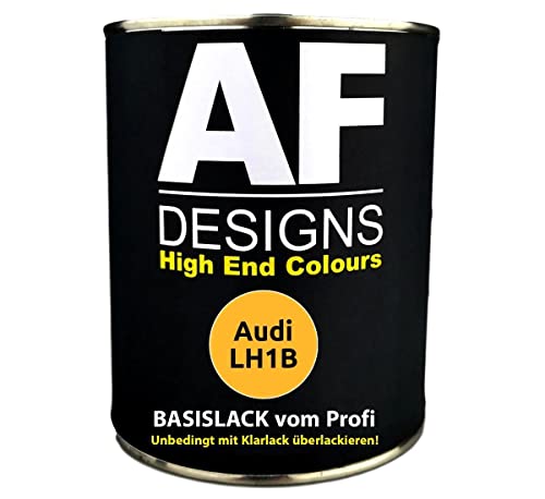 250ML Autolack für Audi LH1B Bambusgelb Basislack spritzfertig von Alex Flittner Designs