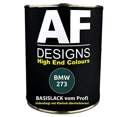 250ML Autolack für BMW 273 Islandgrün Metallic Basislack spritzfertig von Alex Flittner Designs