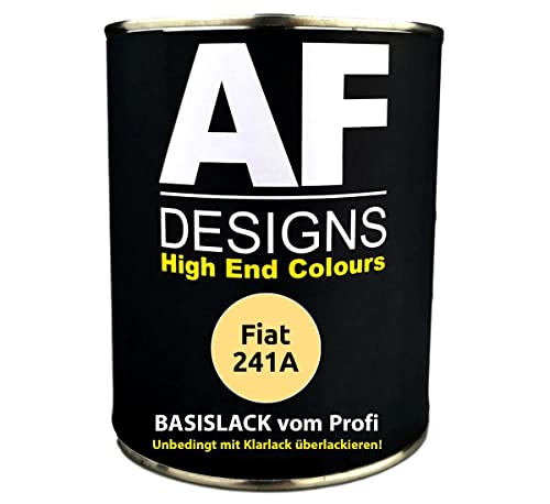 250ML Autolack für Fiat 241A Giallo Carioca Basislack spritzfertig von Alex Flittner Designs