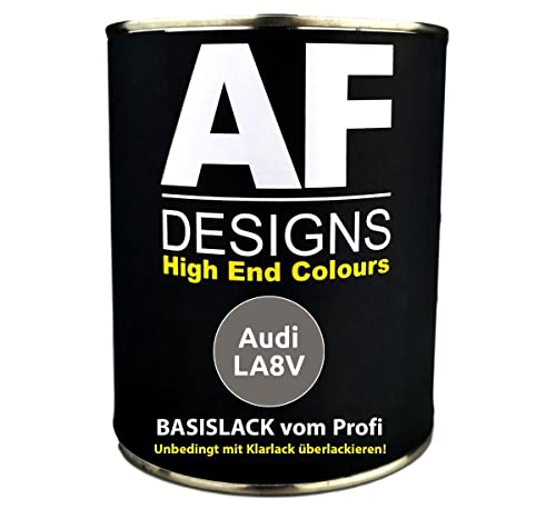 500ml Autolack für Audi LA8V Quartzgrau Metallic Autolack Spritzfertig von Alex Flittner Designs