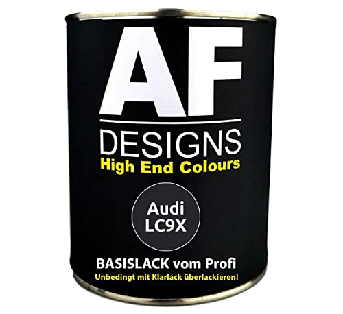 500ml Autolack für Audi LC9X Deep Black Perl Autolack Spritzfertig von Alex Flittner Designs