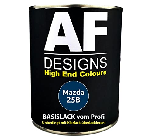 Alex Flittner Designs 250ML Autolack für Mazda 25B Blue Pacific Perl Basislack spritzfertig von Alex Flittner Designs