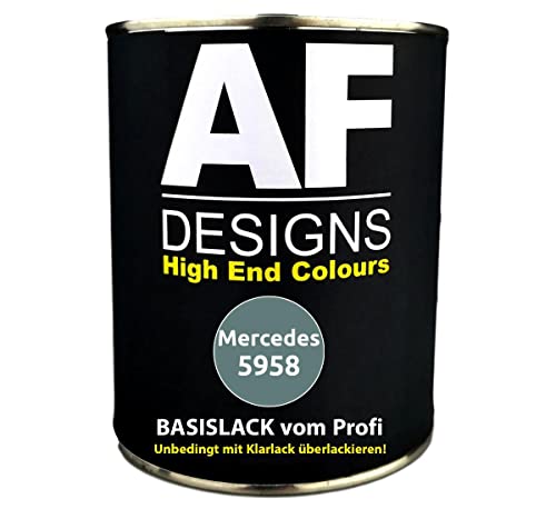 Alex Flittner Designs 250ML Autolack für Mercedes 5958 Quellblau MetallicBasislack spritzfertig von Alex Flittner Designs