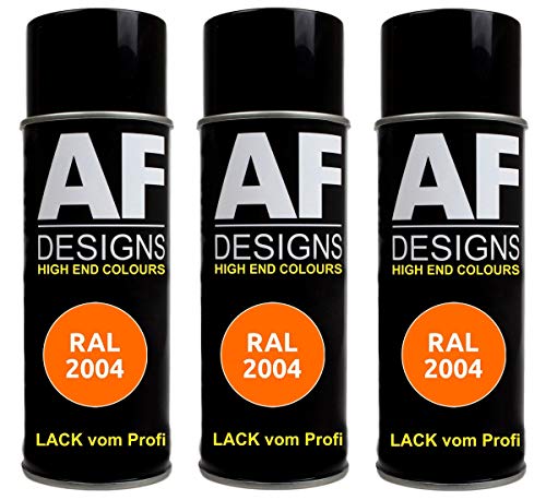 Alex Flittner Designs 3X RAL Lackspray Autolack Buntlack Spraydose RAL2004 REINORANGE matt Alex Flittner Designs 3X RAL Lackspray Autolack Buntlack Spraydose RAL2004 REINORANGE matt von Alex Flittner Designs