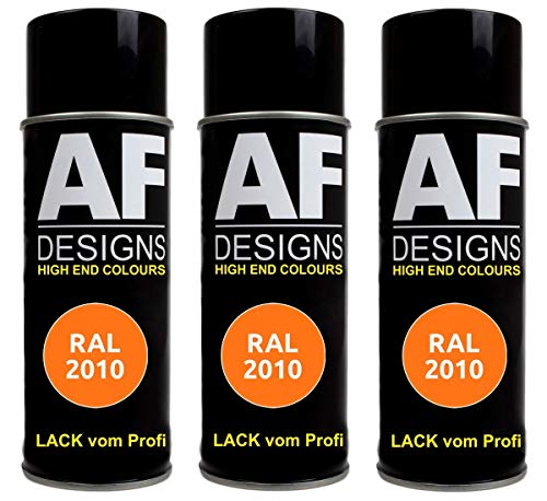 Alex Flittner Designs 3X RAL Lackspray Autolack Buntlack Spraydose RAL2010 SIGNALORANGE seidenmatt Alex Flittner Designs 3X RAL Lackspray Autolack Buntlack Spraydose RAL2010 SIGNALORANGE seidenmatt von Alex Flittner Designs