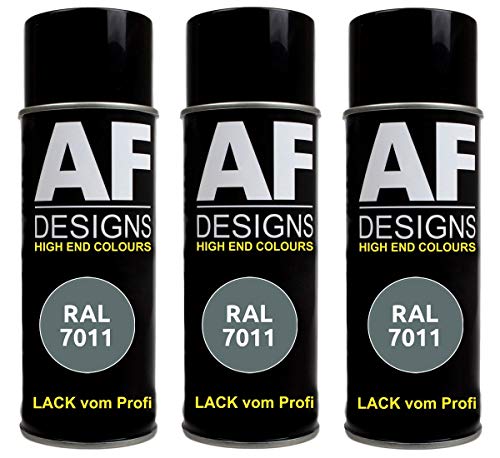 Alex Flittner Designs 3x RAL Lackspray Autolack Buntlack Spraydose RAL7011 EISENGRAU matt Alex Flittner Designs 3x RAL Lackspray Autolack Buntlack Spraydose RAL7011 EISENGRAU matt von Alex Flittner Designs