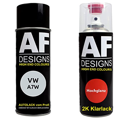 Alex Flittner Designs Autolack Spraydose Set für VW LA7W Reflexsilber Metallic 2K Klarlack Basislack Sprühdose Spraydosen 2x400ml Alex Flittner Designs Autolack Spraydose Set für VW LA7W Reflexsilber Metallic 2K Klarlack Basislack Sprühdose Spraydosen 2x400ml von Alex Flittner Designs