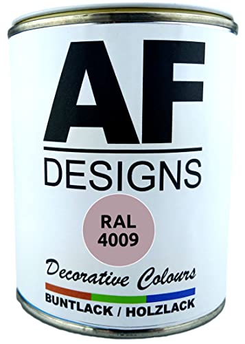 Alex Flittner Designs Buntlack Holzlack RAL4009 auf Wasserbasis 750ml seidenmatt Innen Aussen von Alex Flittner Designs