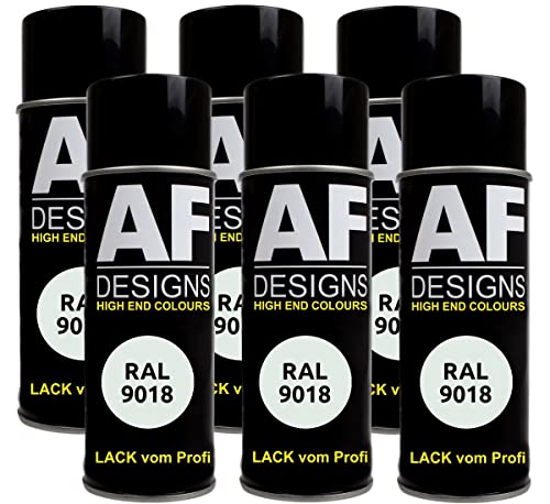 Alex Flittner Designs Lackspray RAL 9018 PAPYRUSWEISS glänzend 6x 400ml Spraydose Buntlack Autolack Alex Flittner Designs Lackspray RAL 9018 PAPYRUSWEISS glänzend 6x 400ml Spraydose Buntlack Autolack von Alex Flittner Designs