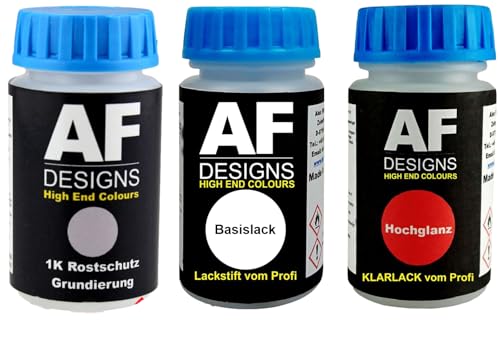 Alex Flittner Designs Lackstift geeignet für Mini A48 Royal Grey Metallic Klarlack Grundierung Autolack Set Alex Flittner Designs Lackstift geeignet für Mini A48 Royal Grey Metallic Klarlack Grundierung Autolack Set von Alex Flittner Designs