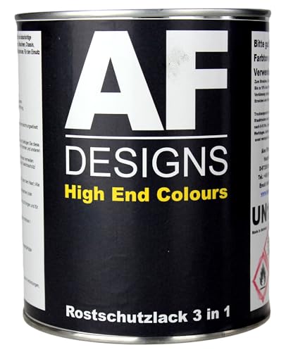 Alex Flittner Designs Rostschutzlack 3:1 Metallschutzlack Rostschutzfarbe RAL Alle Farben (RAL 1023 Verkehrsgelb, 1 Kilogramm) von Alex Flittner Designs
