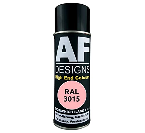 Alex Flittner Designs Rostschutzlack 4in1 RAL 3015 Hellrosa Metall Schutzlack Spray Rostschutzfarbe Sprühdose von Alex Flittner Designs