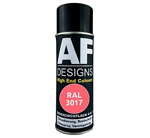 Alex Flittner Designs Rostschutzlack 4in1 RAL 3017 Rose Metall Schutzlack Spray Rostschutzfarbe Sprühdose von Alex Flittner Designs