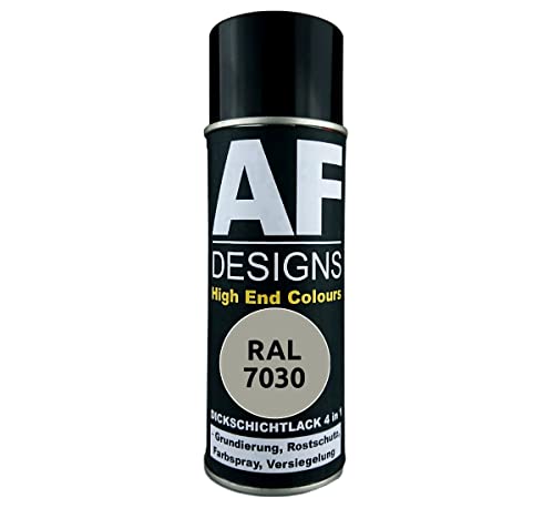 Alex Flittner Designs Rostschutzlack 4in1 RAL 7030 Steingrau Metall Schutzlack Spray Rostschutzfarbe Sprühdose von Alex Flittner Designs